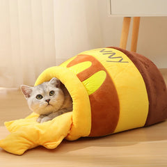 Comfy Honey Pot Pet Plush Bed
