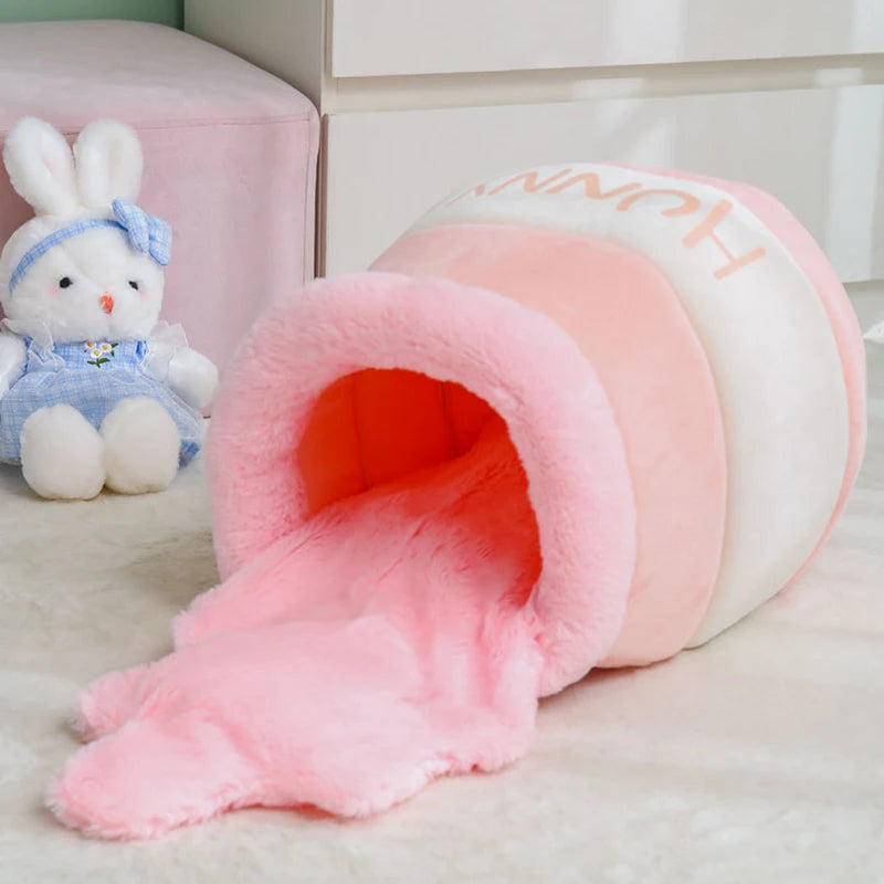 Comfy Honey Pot Pet Plush Bed